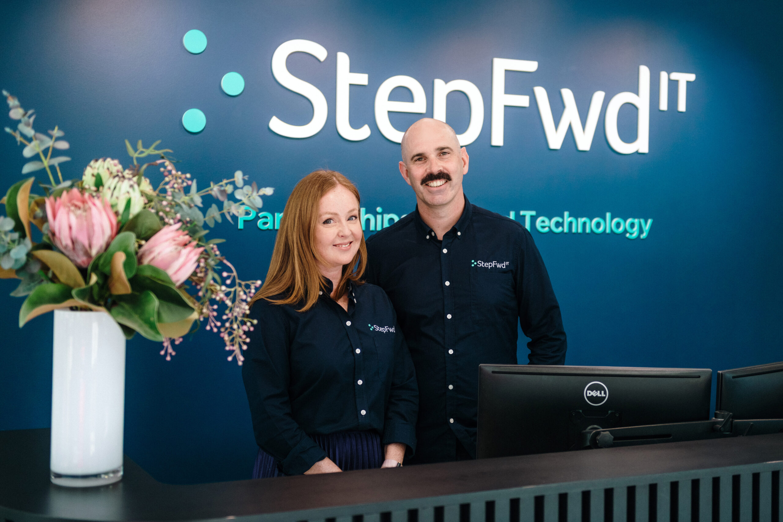 Chris and Olivia Mannering, the Directors of Step Fwd IT